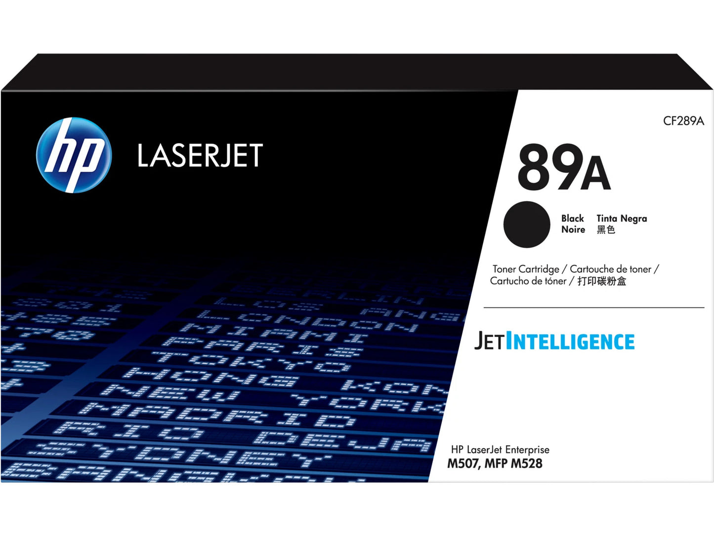 HP 89A Black Original LaserJet Toner Cartridge, ~5,000 pages, CF289A