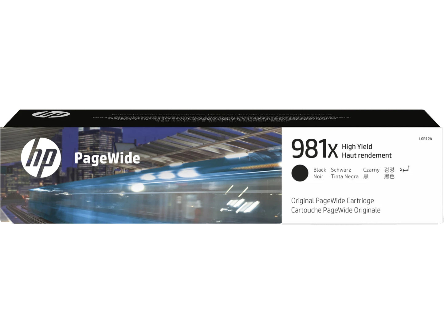 HP 981X High Yield Black Original PageWide Cartridge, ~11,000 pages, L0R12A