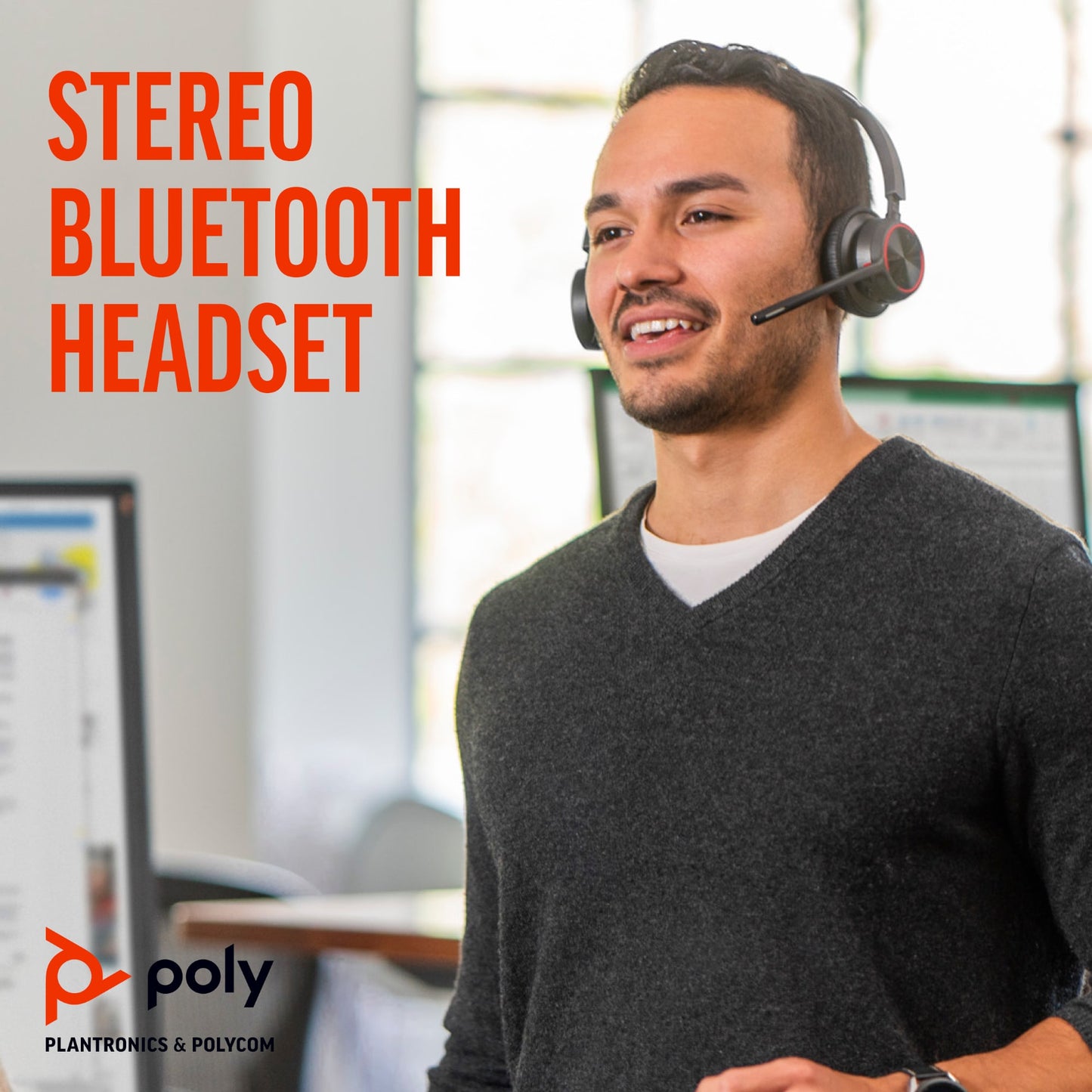 Poly Voyager 4320-M Microsoft Teams Certified Headset +BT700 dongle +Charging