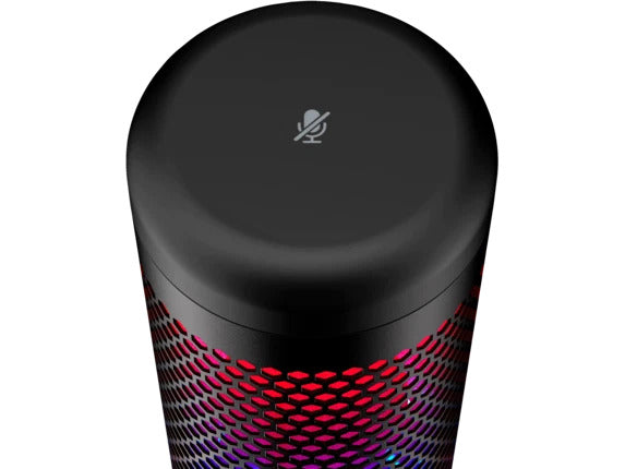 HyperX QuadCast S - USB Microphone (Black-Grey) - RGB Lighting