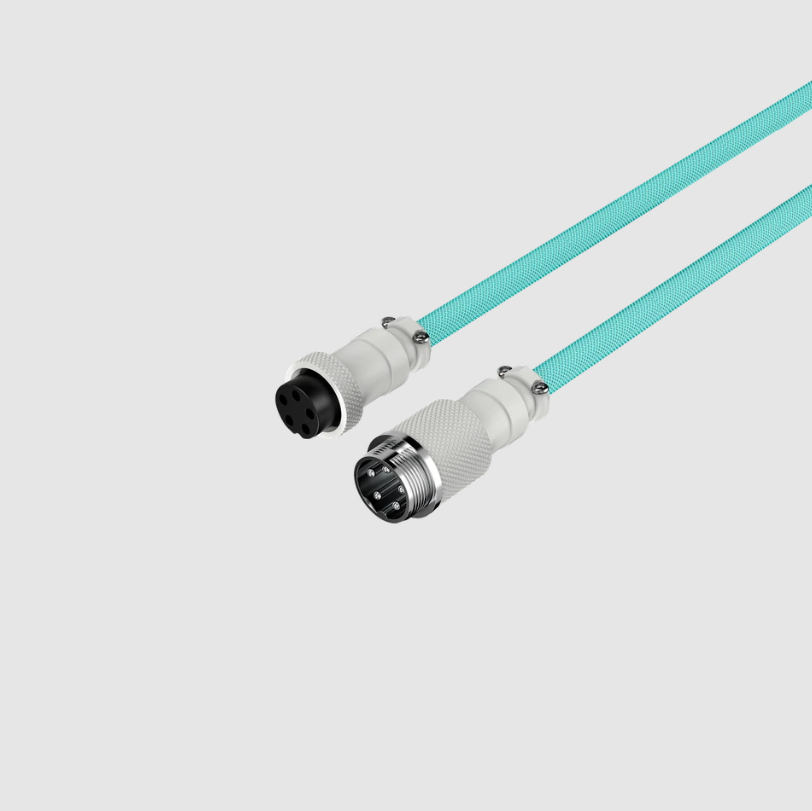HyperX USB-C Coiled Cable Light Green-White