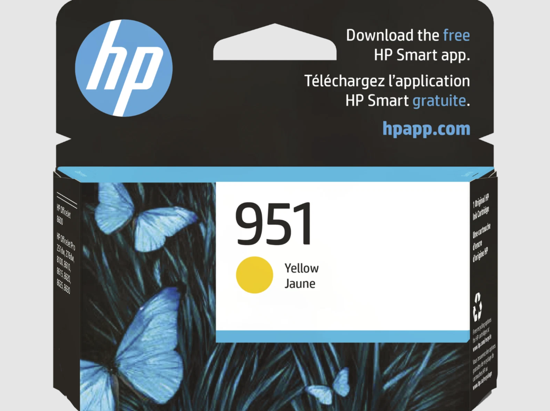 HP 951 Yellow Original Ink Cartridge, ~700 pages, CN052AN#140