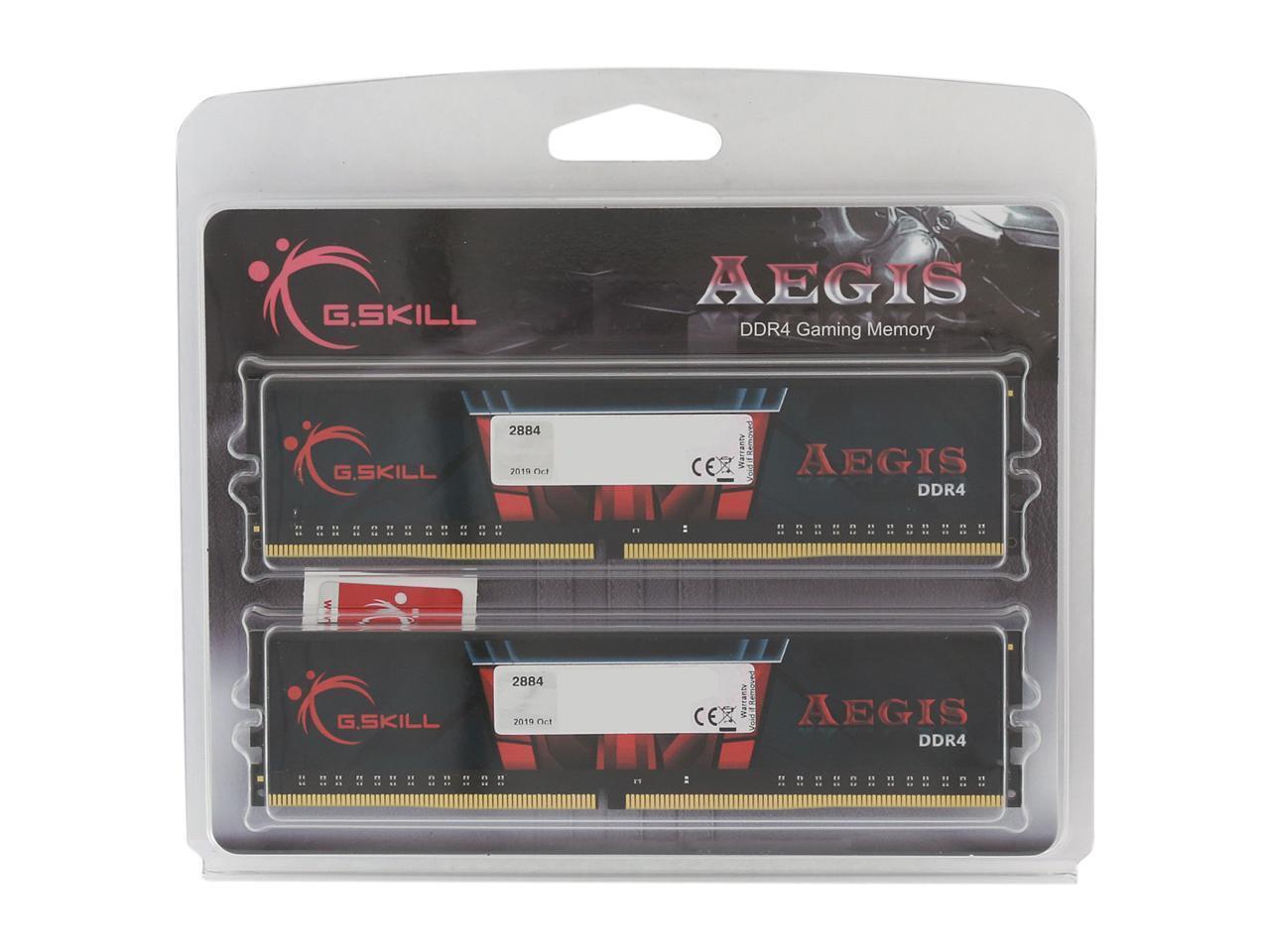 G.SKILL Aegis 16GB (2 x 8GB) DDR4 3200 (PC4 25600) Intel XMP 2.0 Memory Kit Mod