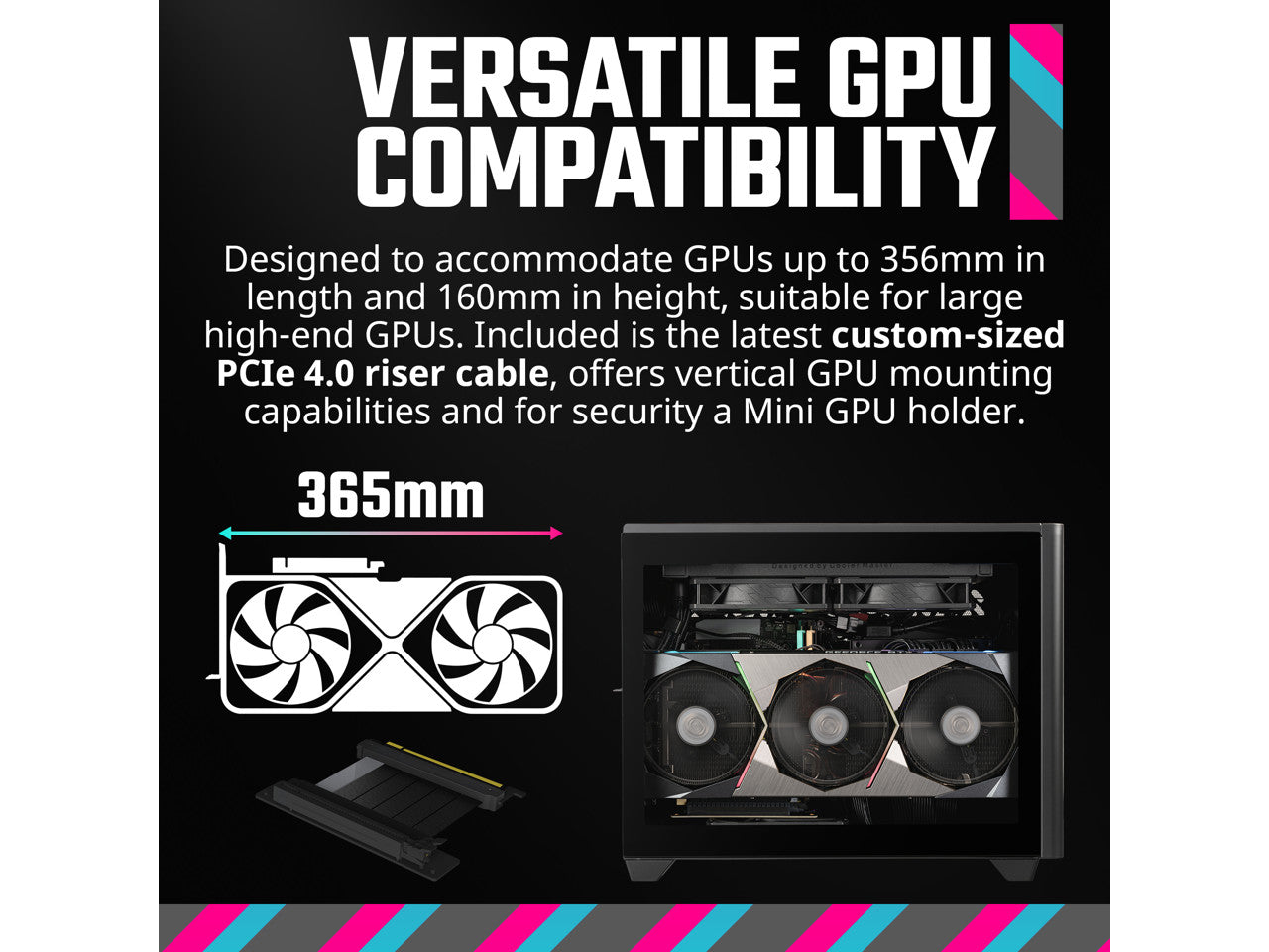 Cooler Master NR200P V2 Mini-ITX 18L PC Case, Top-Mount 240mm|280mm Liquid Coole