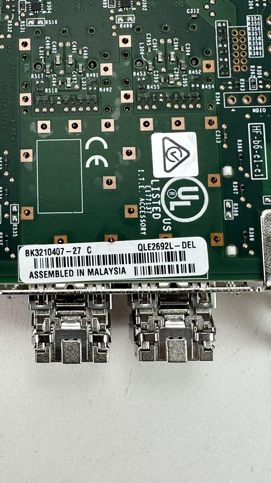 Dell QLogic QLE2692 Dual Port Fibre Channel 16Gb PCI-e 3.0 HBA FC LP with SFP+