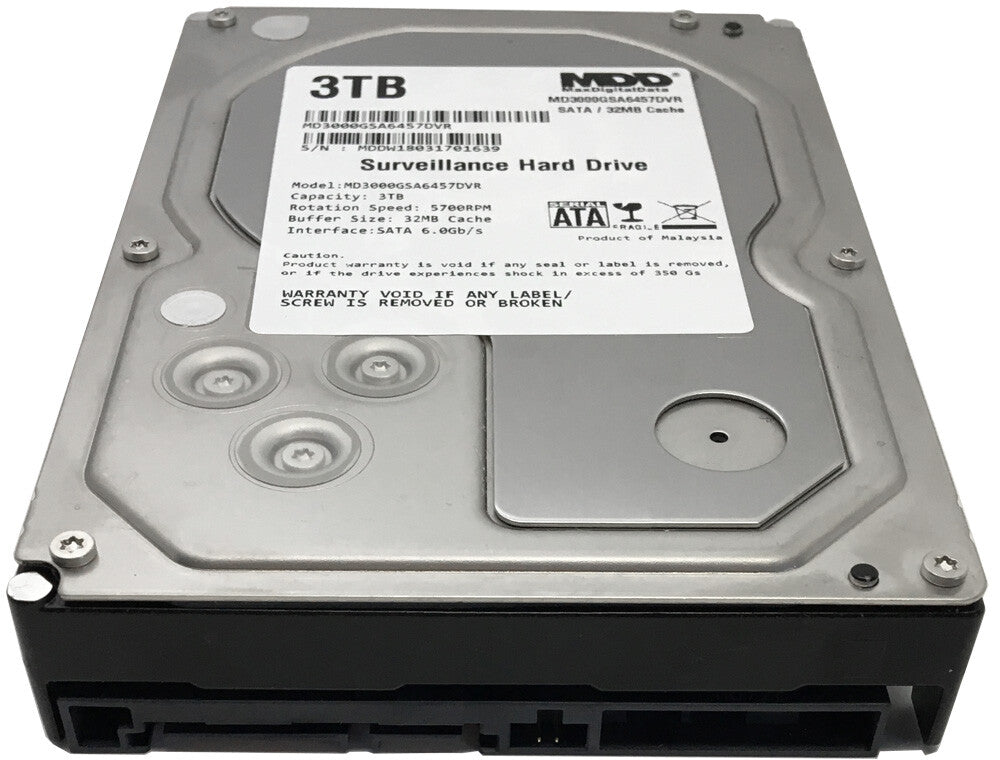 MDD 3TB 32MB Cache 5700RPM SATA 6Gb/s 3.5" Internal Hard Drive
