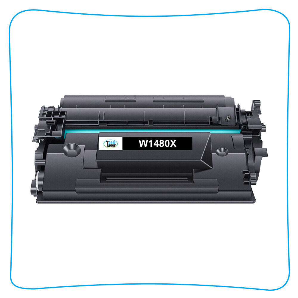 2 Black Toner(No Chip), for HP LaserJet Pro 4001n/dn/dw 4101fdn/fdw, W1480X 148X