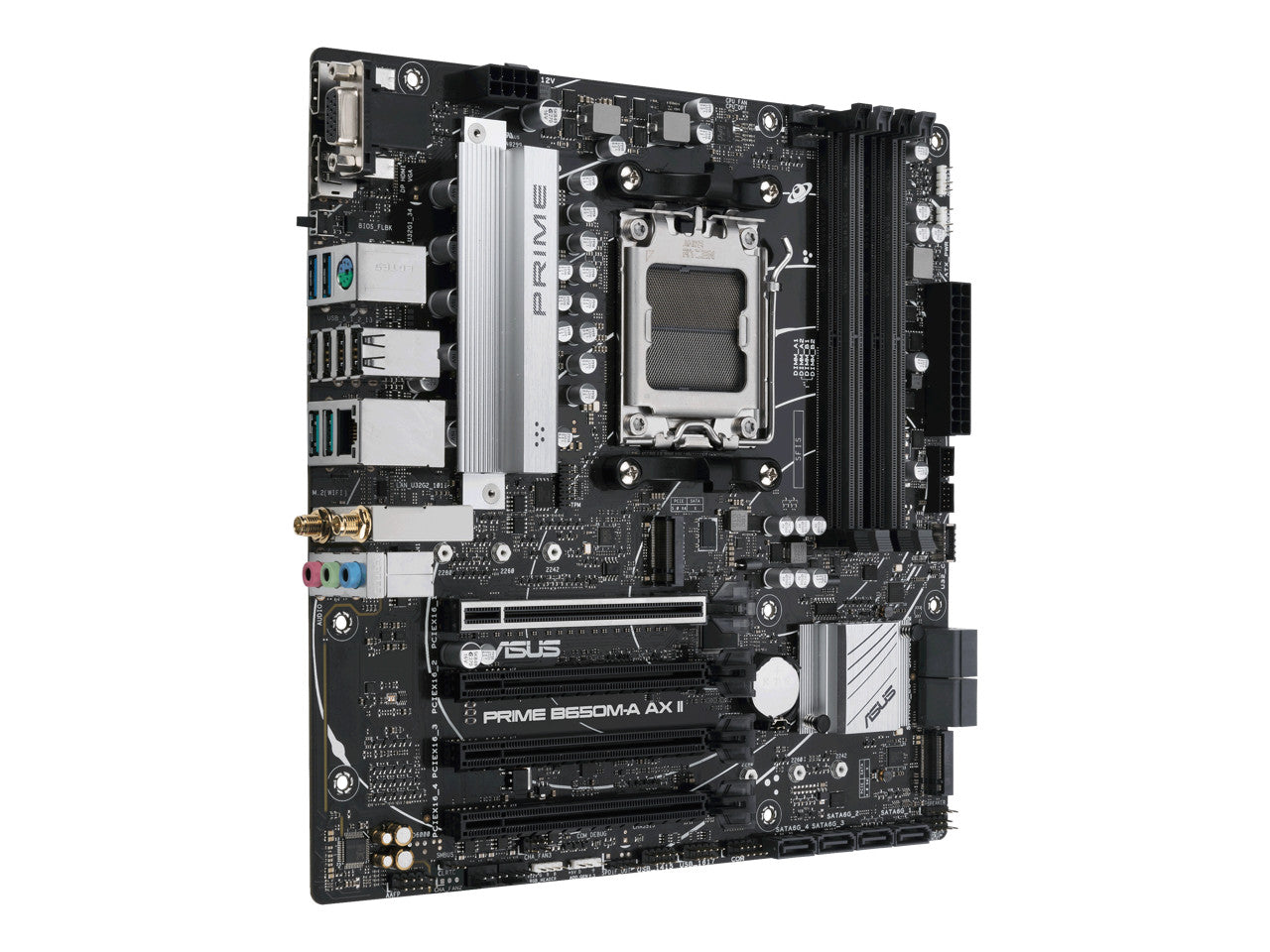 ASUS Prime B650M-A AX II AMD B650(Ryzen 7000) Micro-ATX Motherboard DDR5