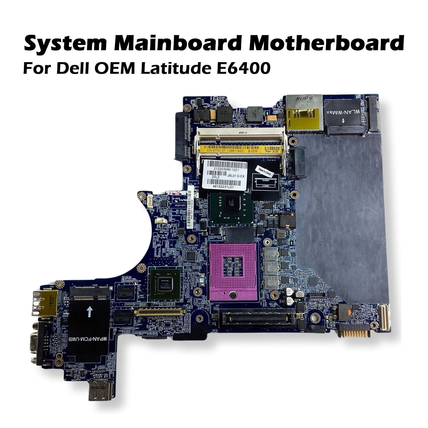 Dell OEM Latitude E6400 Laptop Motherboard with Discrete Nvidia Video TN137