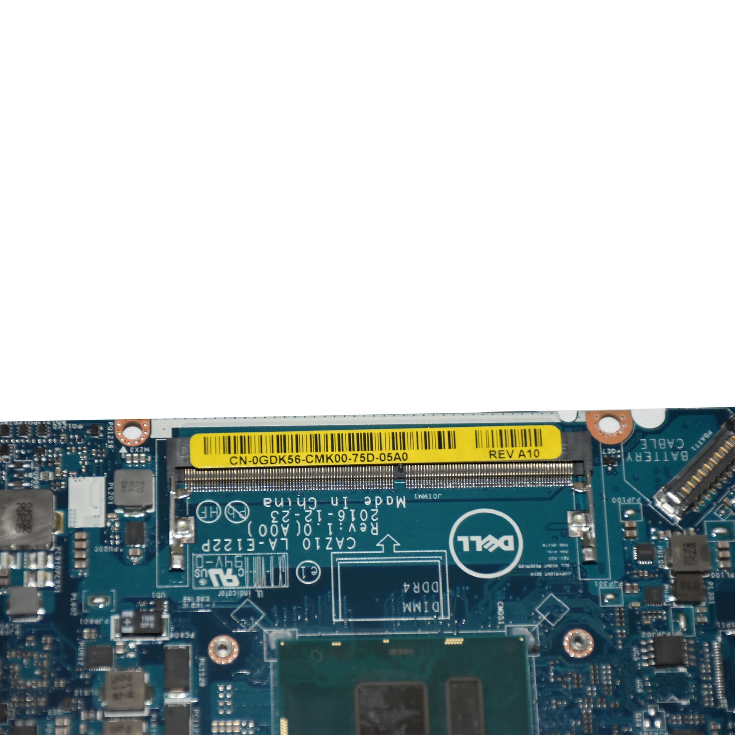 Dell Latitude 7280 7380 i5-7300U 2.6GHz DDR4 Laptop Motherboard LA-E122P GDK56