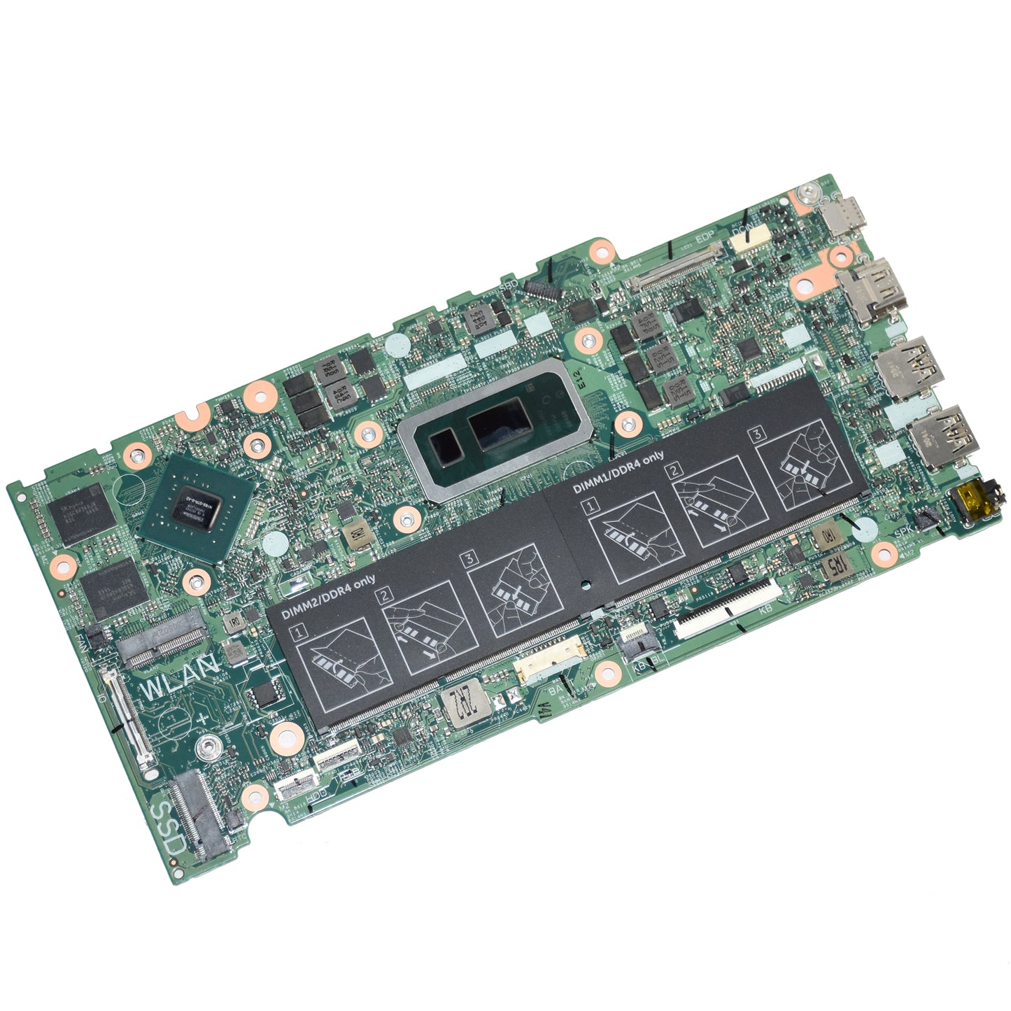 Dell Inspiron 14 5482 2-in-1 Motherboard i7-8565U Quad-Core Nvidia 940MX X191P