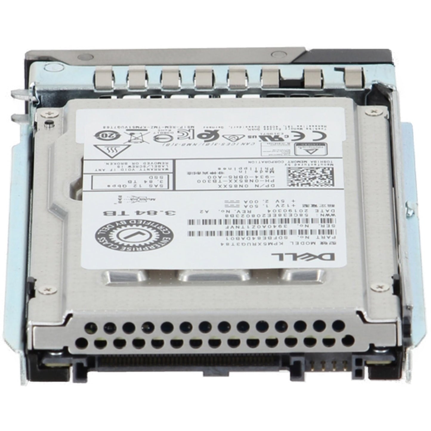 Dell 3.84TB 12Gbps SAS RI TLC 2.5 SSD KPM5XRUG3T84 (ME4) CPO (N85XX) -CO3 (NOT FOR HOME PC)