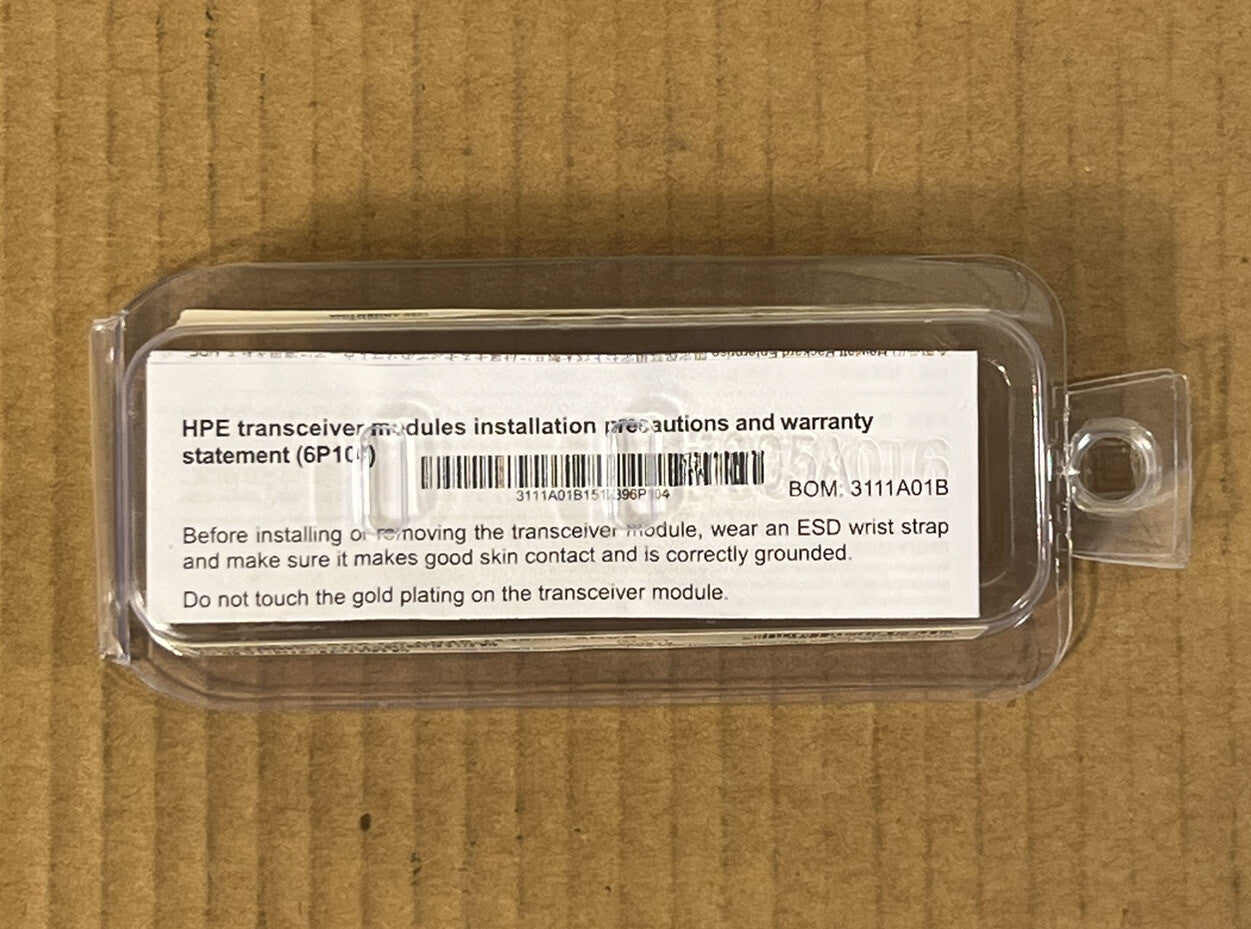 Genuine HP HPE X125 JD061A SFP LC LH40 1310nm XCVR 1250Mbps 40Km 1GE SMF 40KM LR