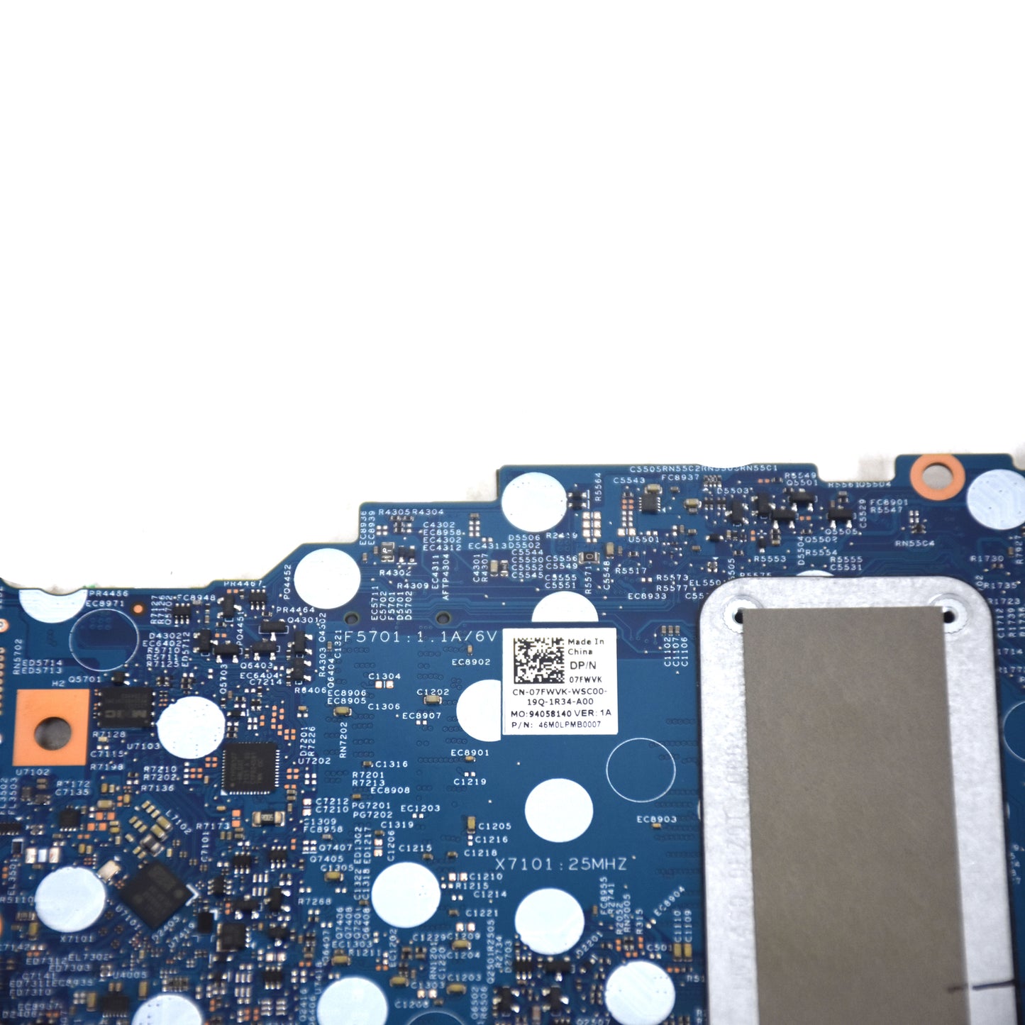 Dell Vostro 5502 5402 Motherboard i7-1165G7 NVIDIA MX350 DDR4 19861-1 7FWVK