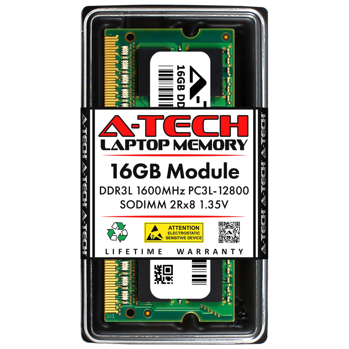 16GB DDR3-1600 SODIMM Lenovo SM30E51194 Equivalent Laptop Memory RAM