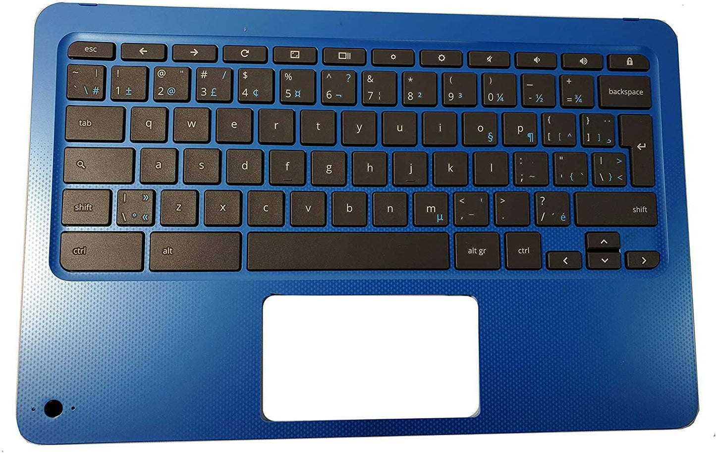 HP Laptop Palmrest Cover w/ Keyboard Assembly Chromebook 11 G5 EE Nsk-xe0sq Blue