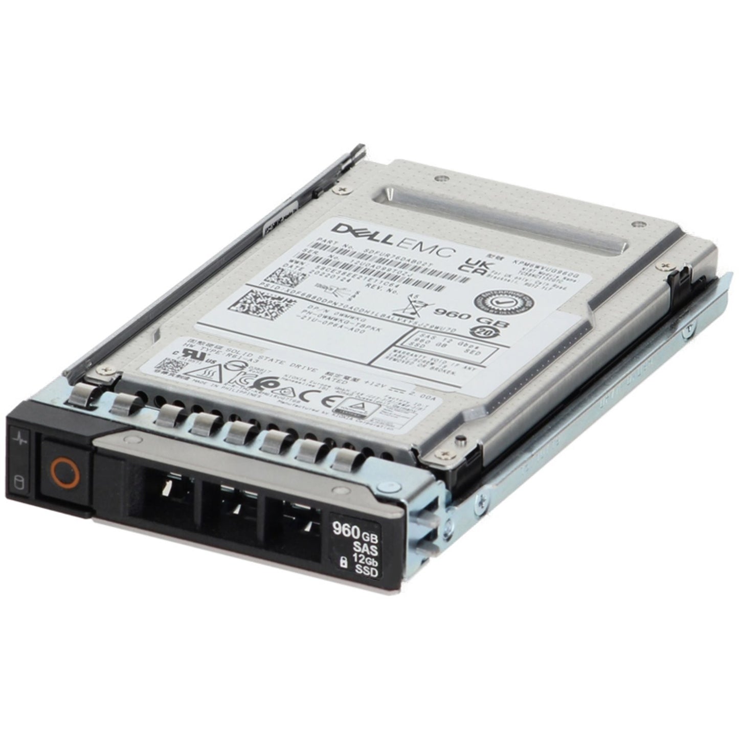 Dell 960GB 12/24Gbps SAS MU TLC SED FIPS 2.5 SSD KPM6WVUG960G CPO (WMWKG) -R (NOT FOR HOME PC)
