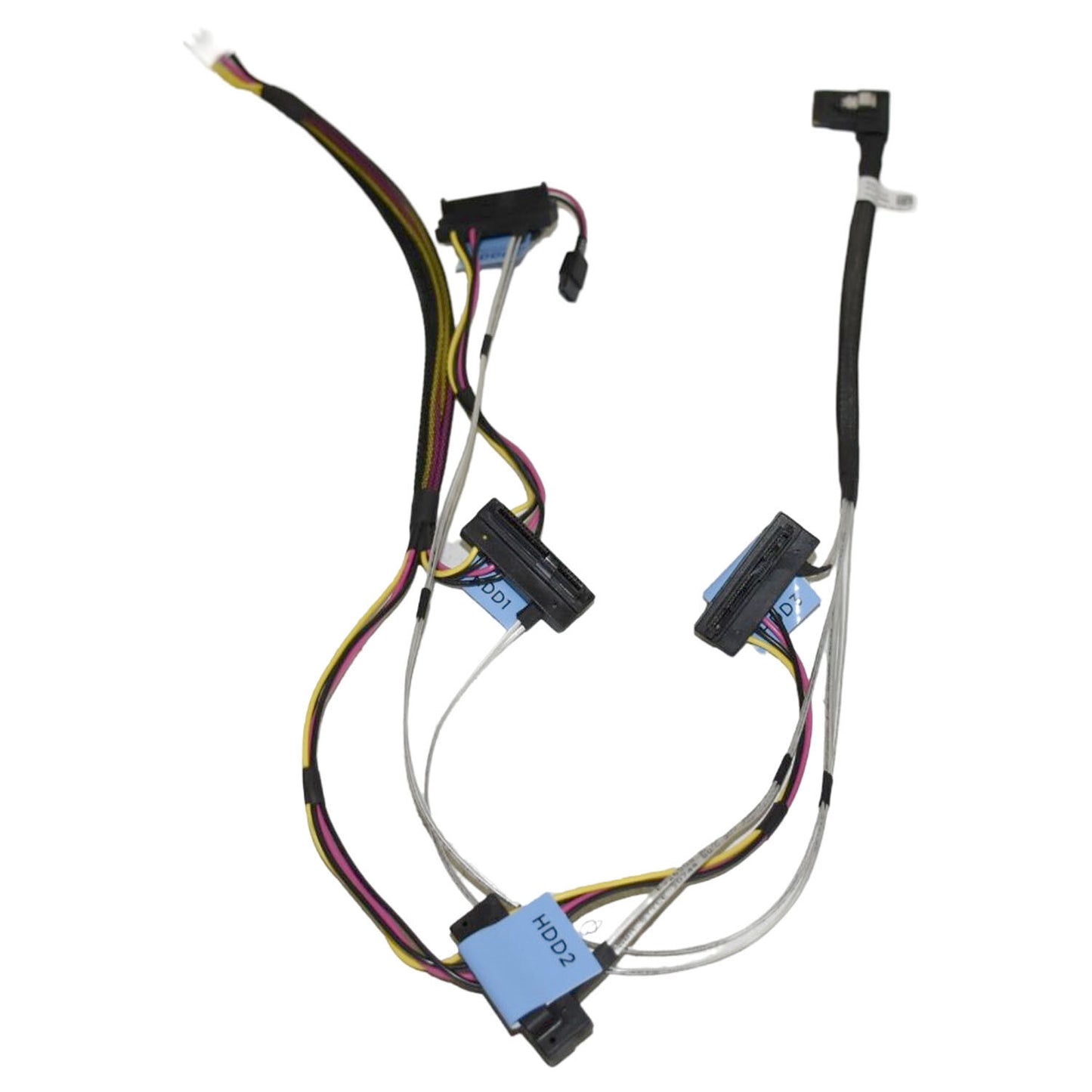 Lot of 2 Dell PowerEdge R240 60cm Mini-SAS SFF-8837 to 4x SATA Cable 2F8RD (NOT FOR HOME PC)