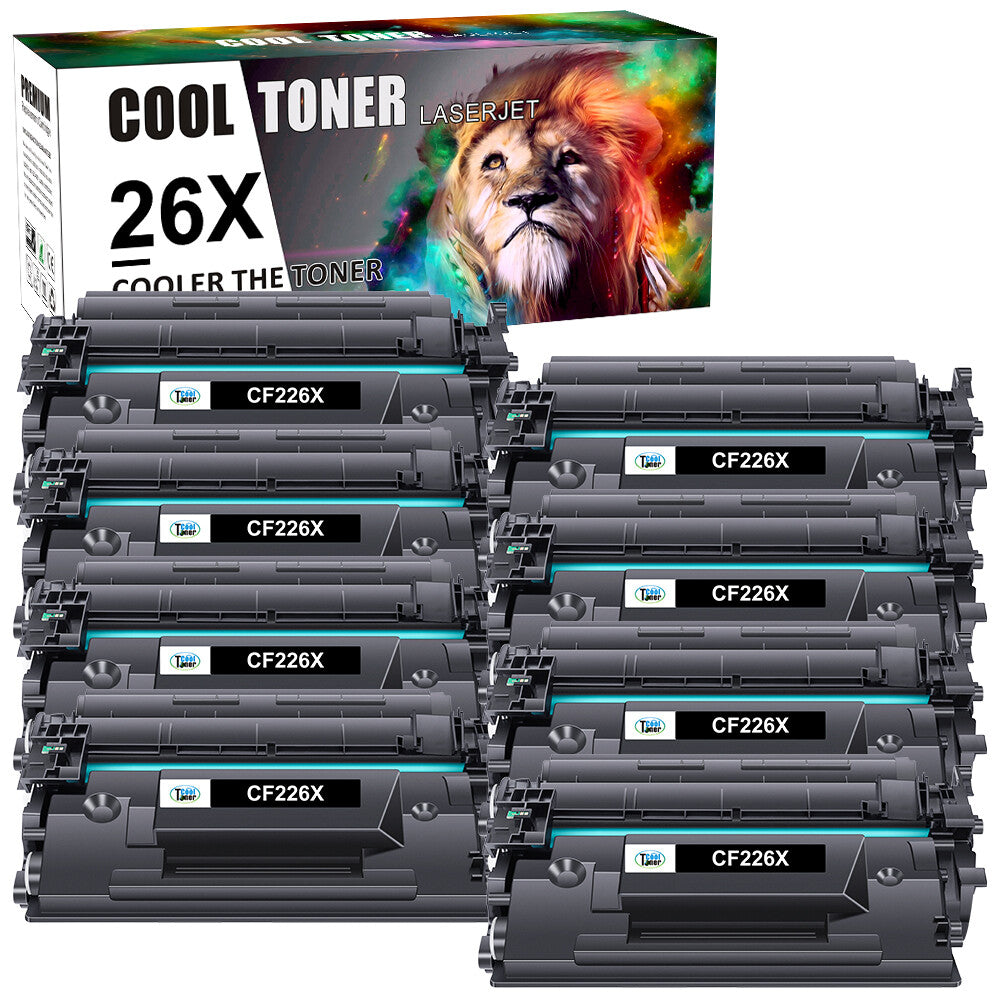 8 CF226X 26X Black Toner Compatible with HP LaserJet Pro M402d M402dne HighYield