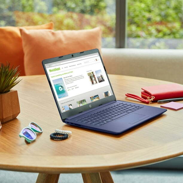 New HP Stream Laptop 14" HD Celeron N4120 4GB 64GB eMMC Webcam Office 365 Blue