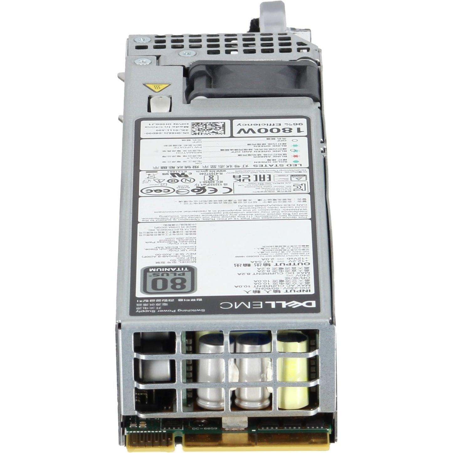 Dell 15G/16G 1800W 80+ Titanium 60mm HLAC PSU (200-240V ONLY) (H66J1)