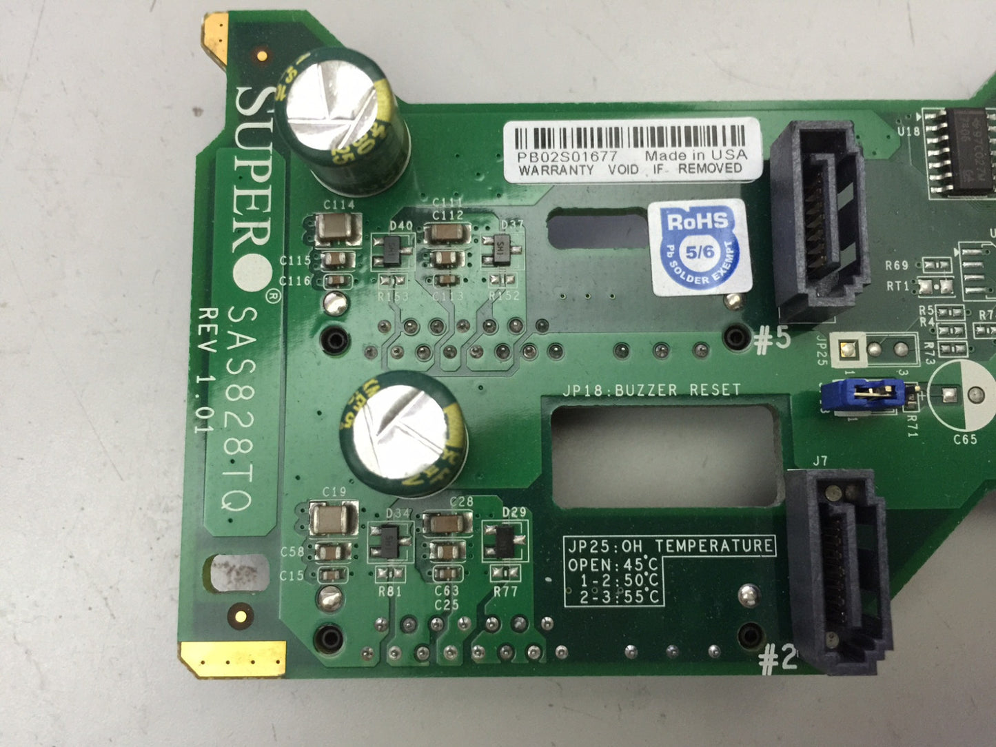 SuperMicro BPN-SAS-828TQ SAS828TQ SAS / SATA Backplane (NOT FOR HOME PC)