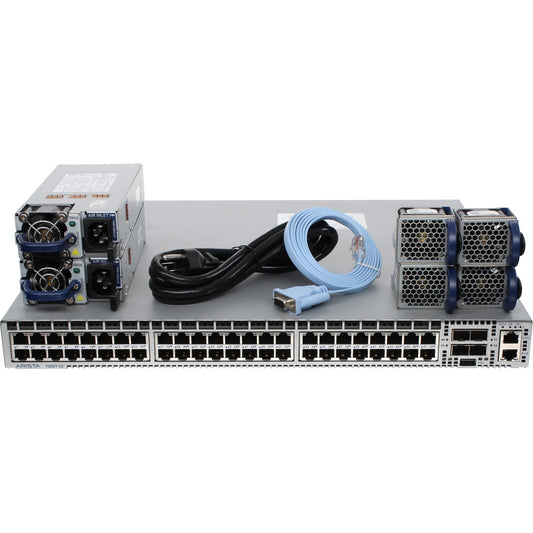 Arista DCS-7050T-52-R 48P 10GbE Base-T 4P SFP+ RA Switch
