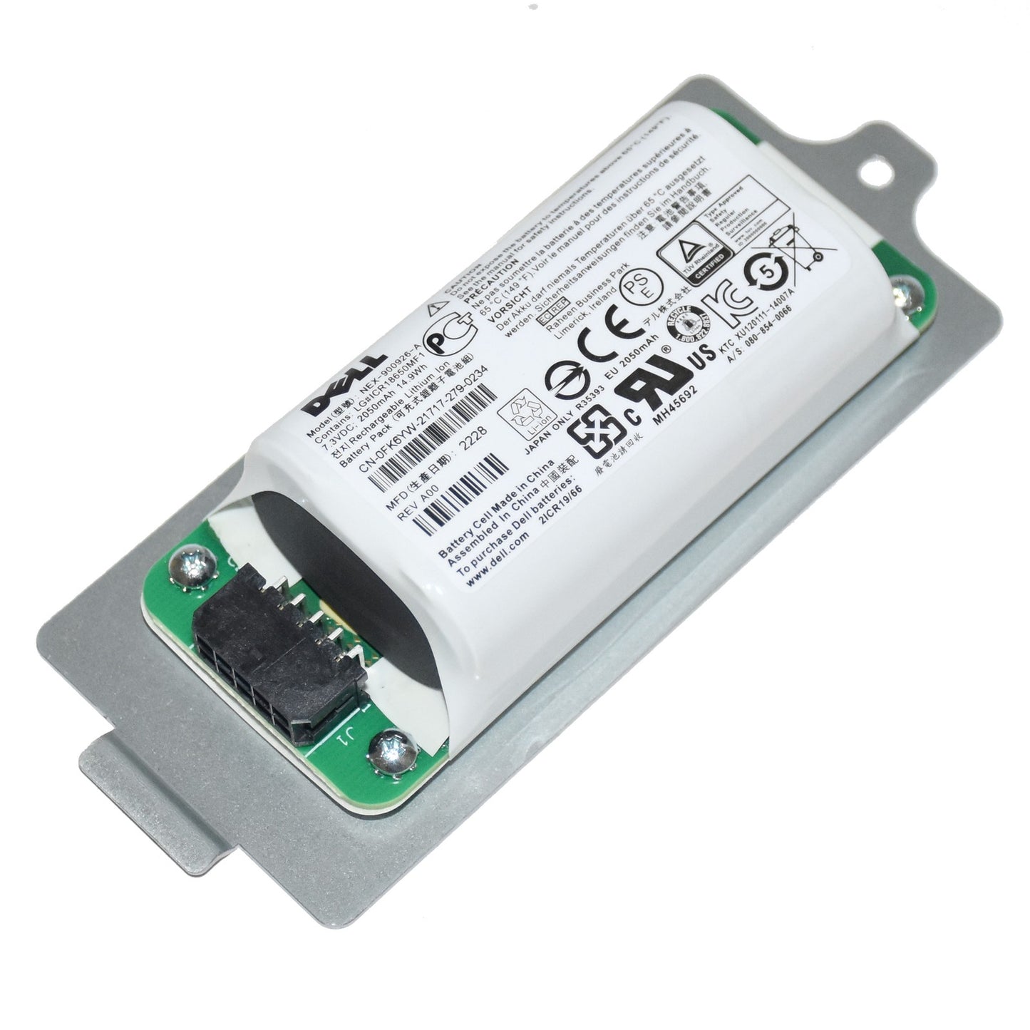 Dell EqualLogic PS6210 PS4210 PS6610 Controller Cache Battery K4PPV 10DXV KVY4F