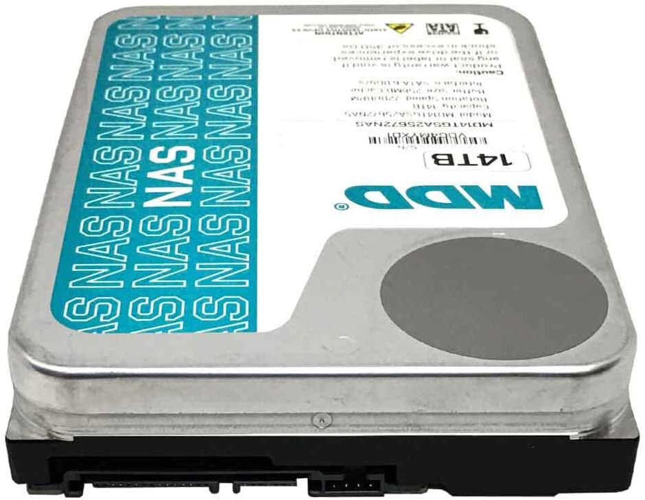 MDD 14TB 7200RPM 256MB Cache SATA 6Gbps 3.5" Internal NAS Hard Drive (RAID, NAS)