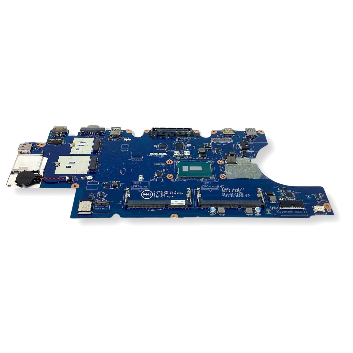 Dell Latitude E5550 Laptop Motherboard Intel i3-5010U 2.1GHz V82HM 0V82HM ZAM80