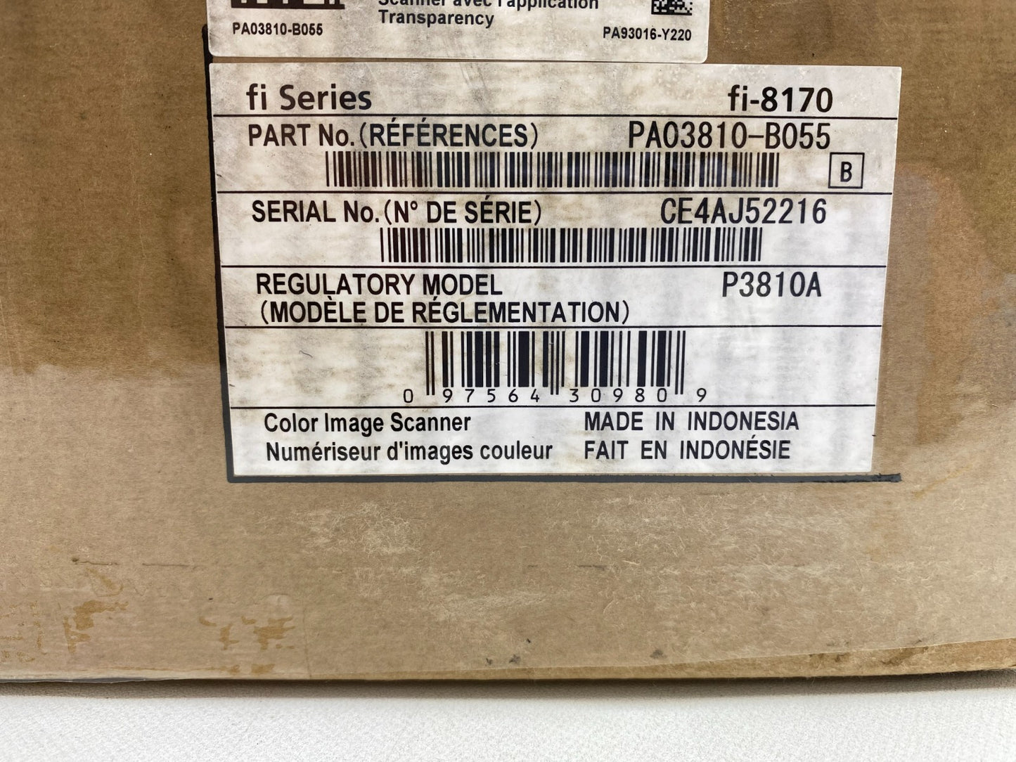 Fujitsu Ricoh FI-8170 Scanner - PA03810-B055
