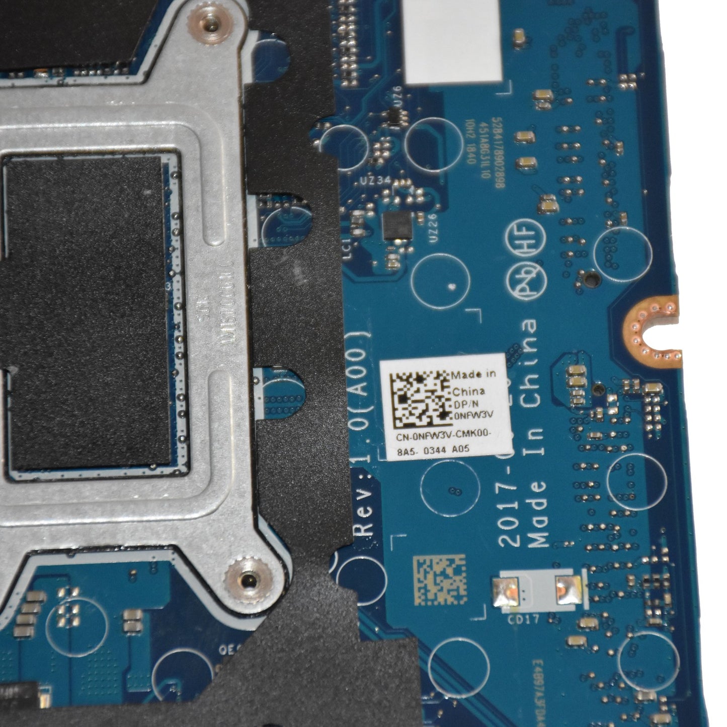 Dell Latitude 5490 Motherboard i7-8650U Quad-Core Nvidia MX130 LA-F402P NFW3V