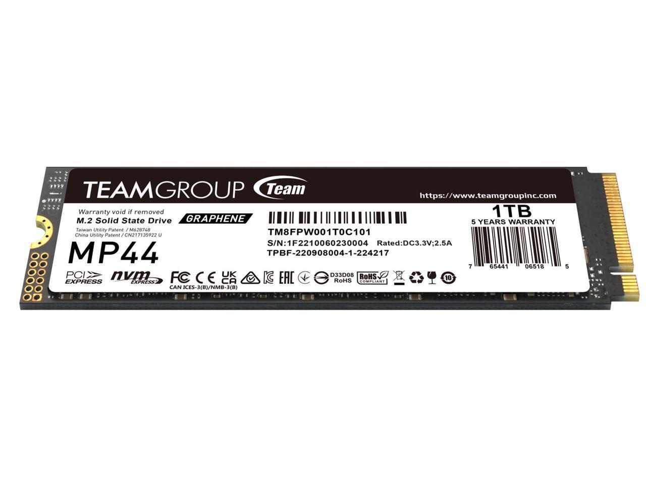 Team Group SSD 1T|TEAM TM8FPW001T0C101 R
