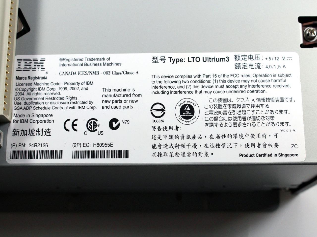 OEM Genuine Dell HY825 400/800GB Ultrium LTO-3 SCSI FC Loader Module PV132T