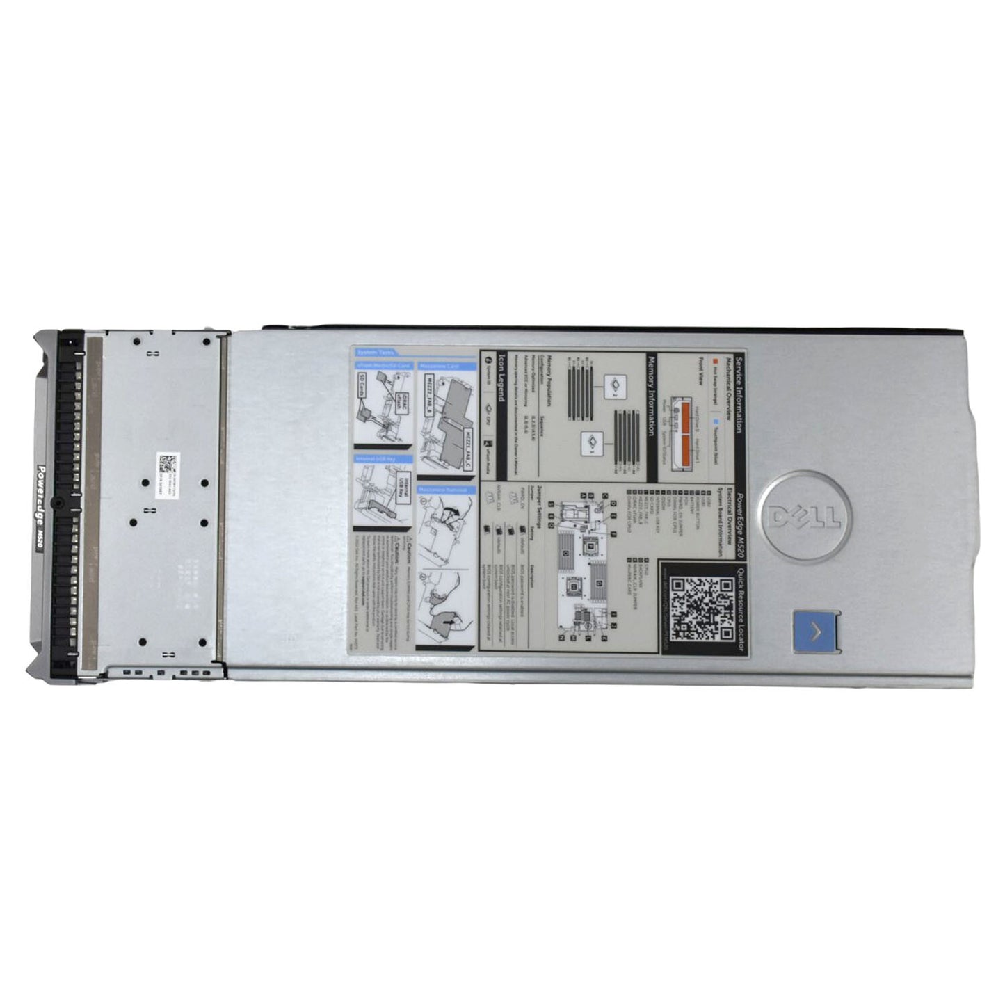 Genuine Dell PowerEdge M520 Blade Server Empty Barebone Chassis 0H7XR7 H7XR7