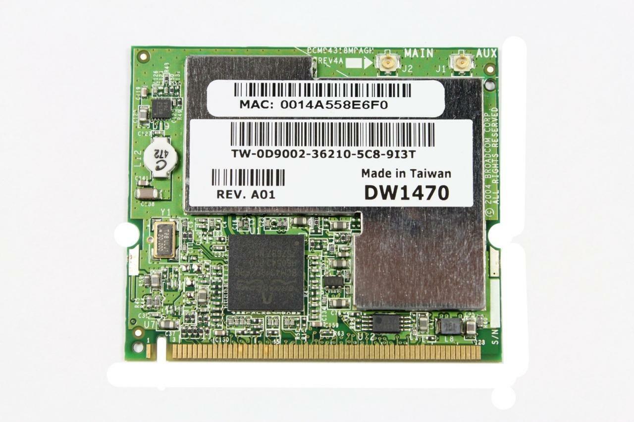 Lot 5 Dell Inspiron 2200 Series Wireless Wifi Mini-PCI WLAN Card DW1470 D9002