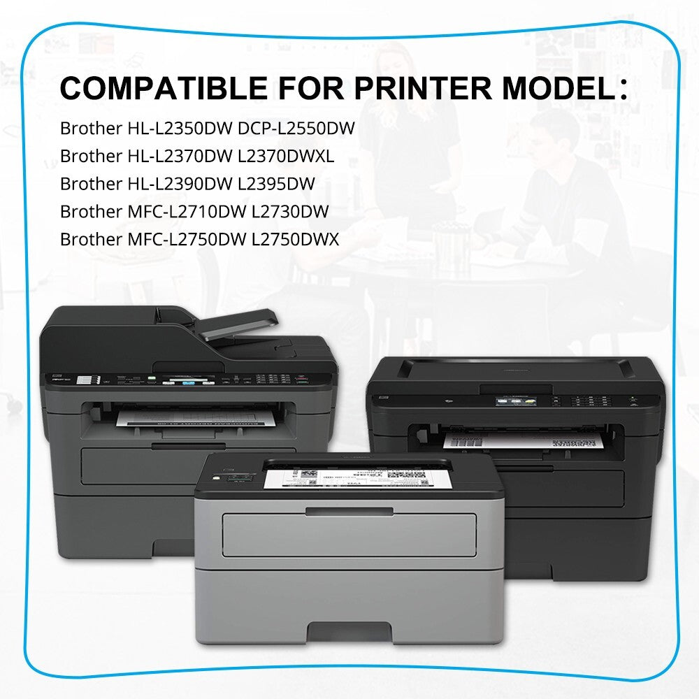 2 PK DR730 Drum Unit For Brother TN760 HL-L2350DW L2370DW MFC-L2710DW printer
