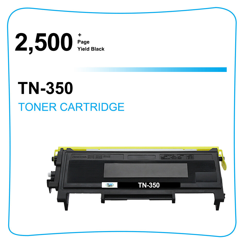 8PK TN350 BLACK Toner Compatible With Brother TN-350 DCP-7010L HL-2040 MFC-7420
