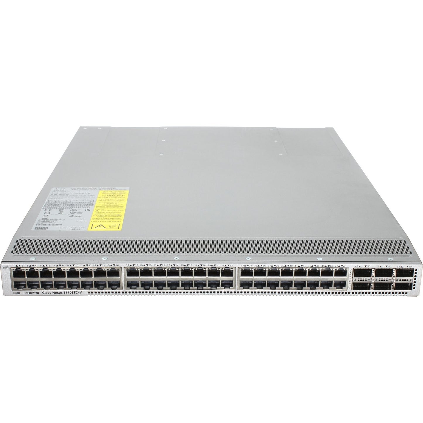 Cisco Nexus N3K-C31108TC-V 48P 1/10GbE RJ45 6P QSFP28 PE Switch