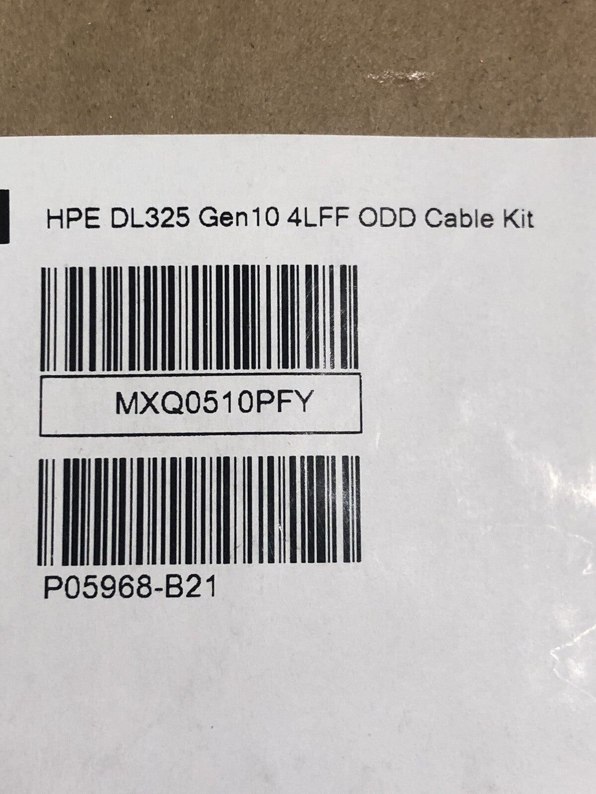 Sealed HPE ODD Optical Disk Drive SATA+Power Cable Kit DL325 Gen10