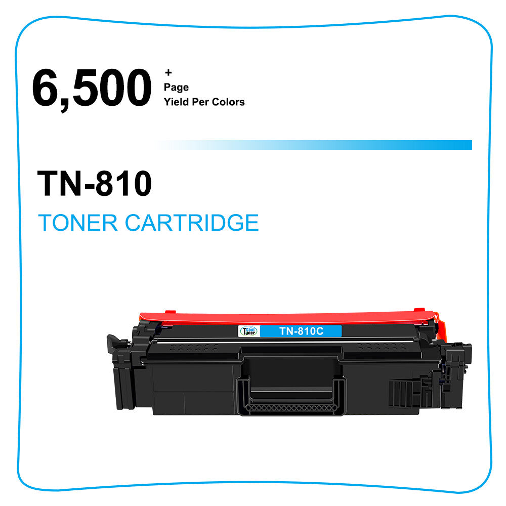 1PK Cyan TN-810 Toner Compatible with Brother TN810 Toner HL L9430CDN L9470CDN