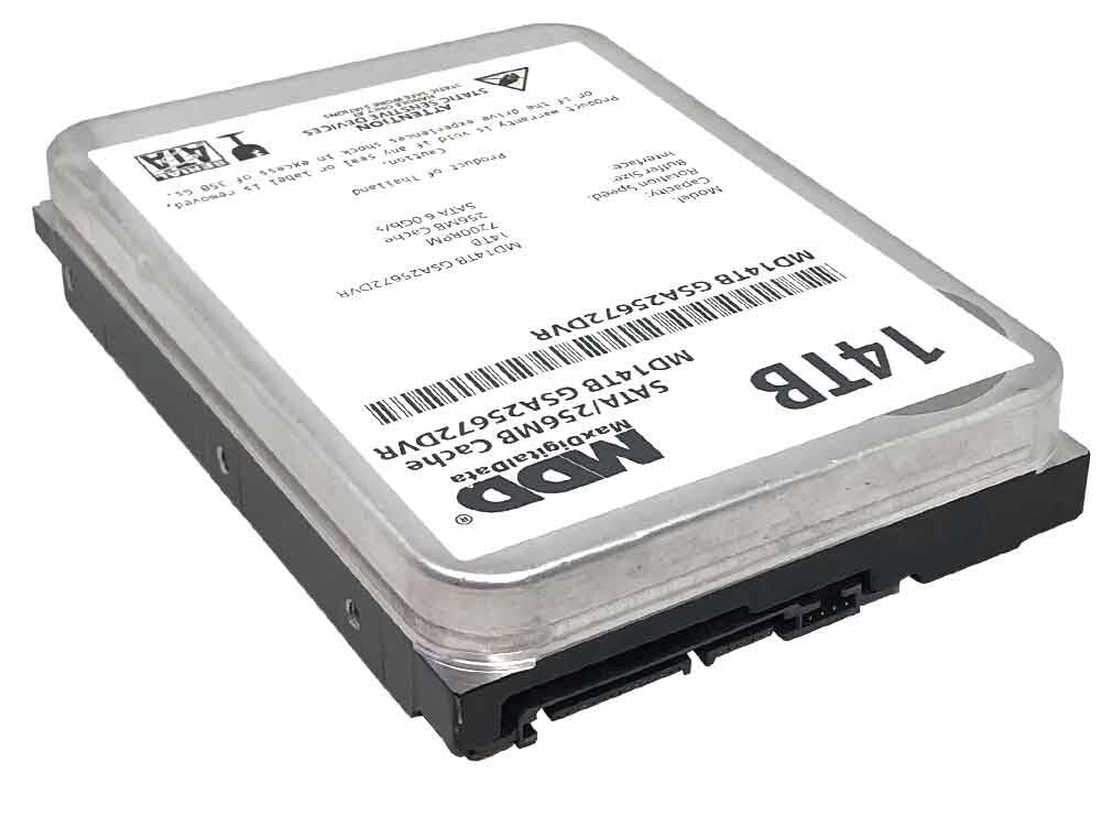 MDD 14TB 7200 RPM 256MB Cache SATA 6.0Gb/s 3.5" Internal Surveillance Hard Drive