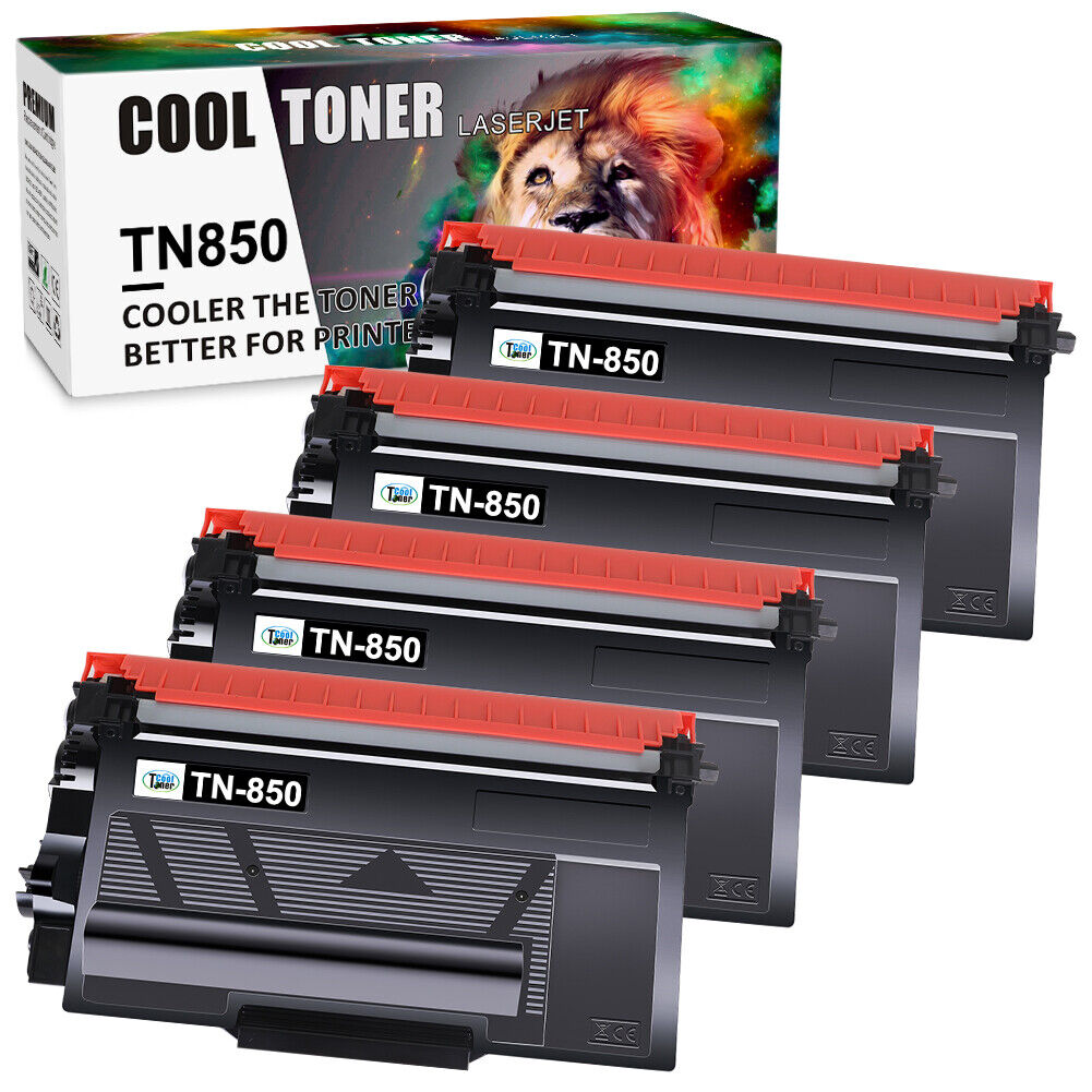 4 PK TN 850 TN850 Toner Cartridge For Brother L5850DW MFC-L6700DW DCP-L5600DN
