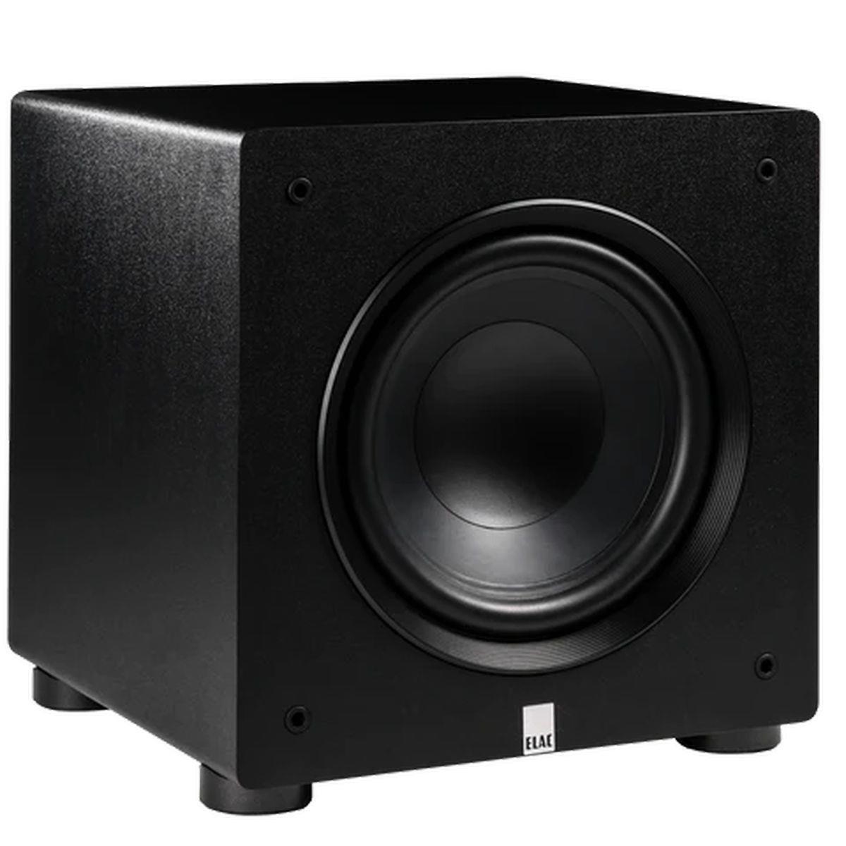 ELAC Varro Premium PS250-BK 10" 250W Powered Subwoofer, Black Vinyl