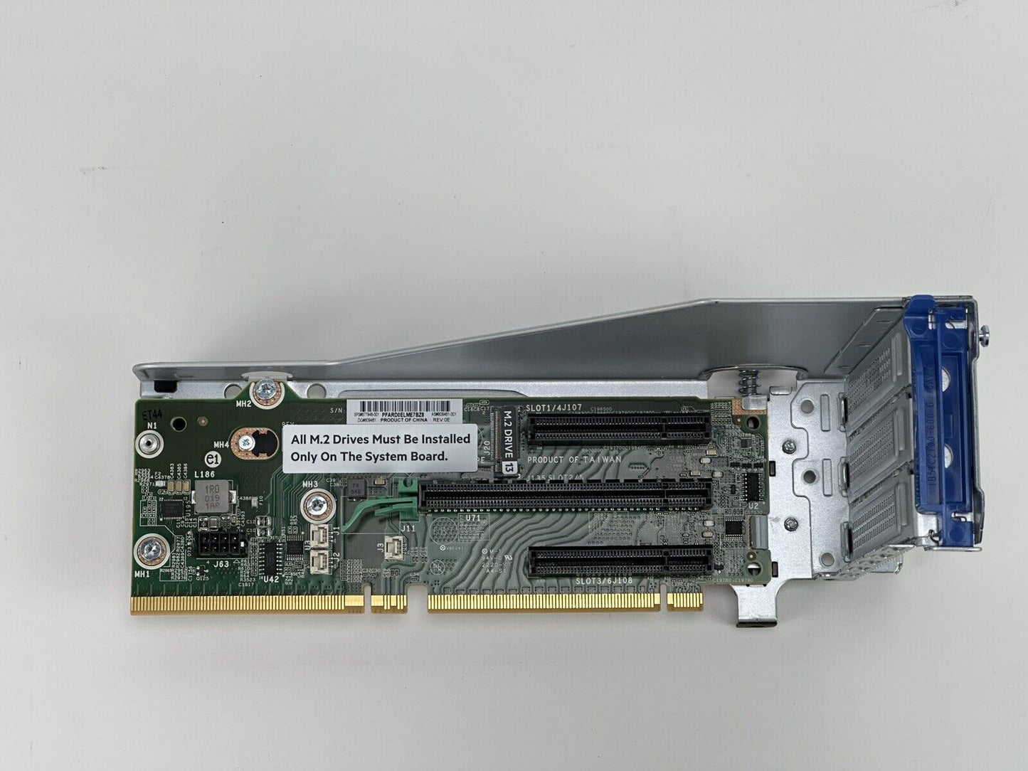 HPE ProLiant DL3xx Gen10 M.2 NVMe x8/x16/x8 Primary/Secondary Riser 877946-001