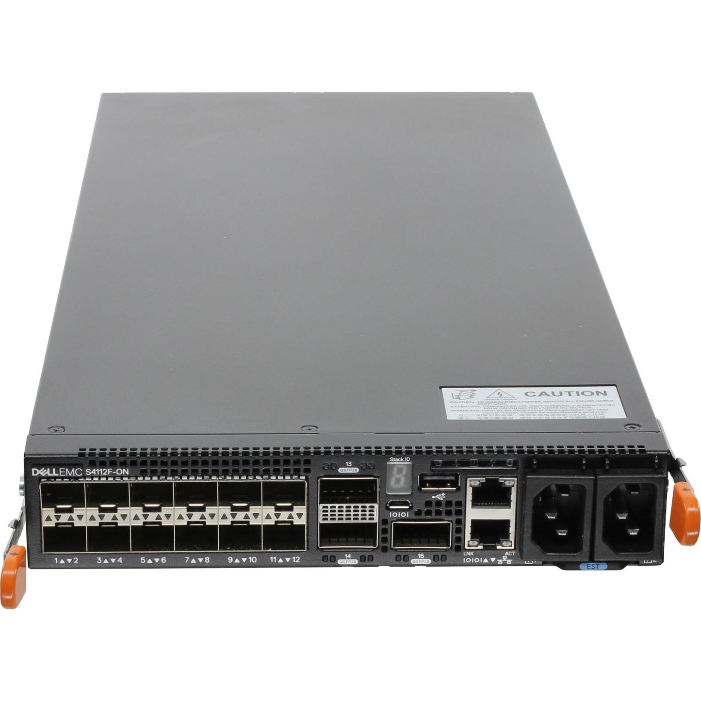 Dell S4112F-ON 12P SFP+ 3P QSFP28 PSU-I/O OS10 Switch