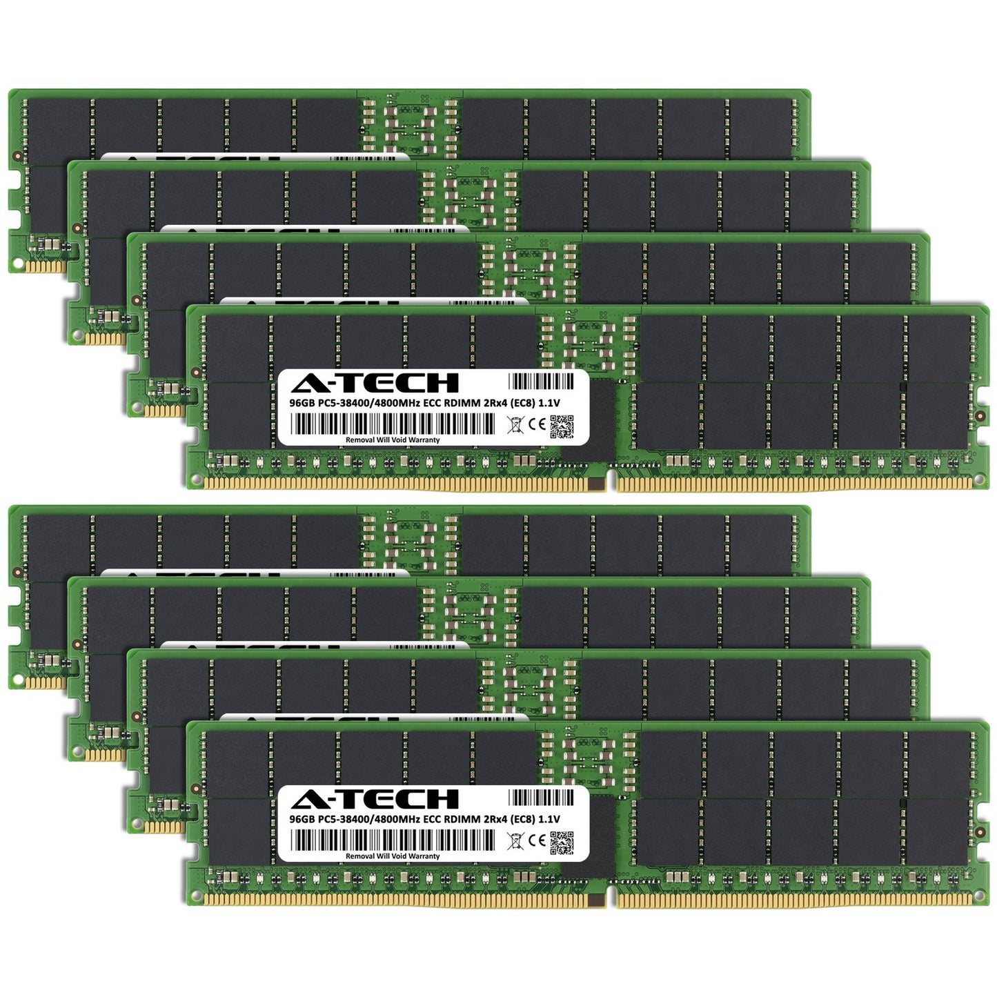 768GB 8x96GB PC5-4800 EC8 RDIMM Supermicro X14DBT-FAP X14SBT-G Memory RAM