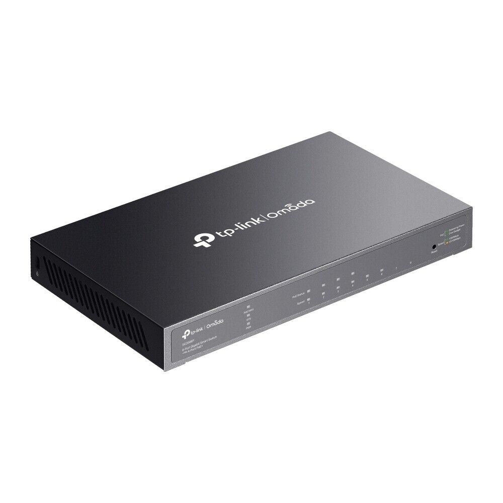 TP-Link SG2008P | Omada 8-Port 1000Mbps Gigabit PoE+ Smart Switch | 4* PoE+ Port