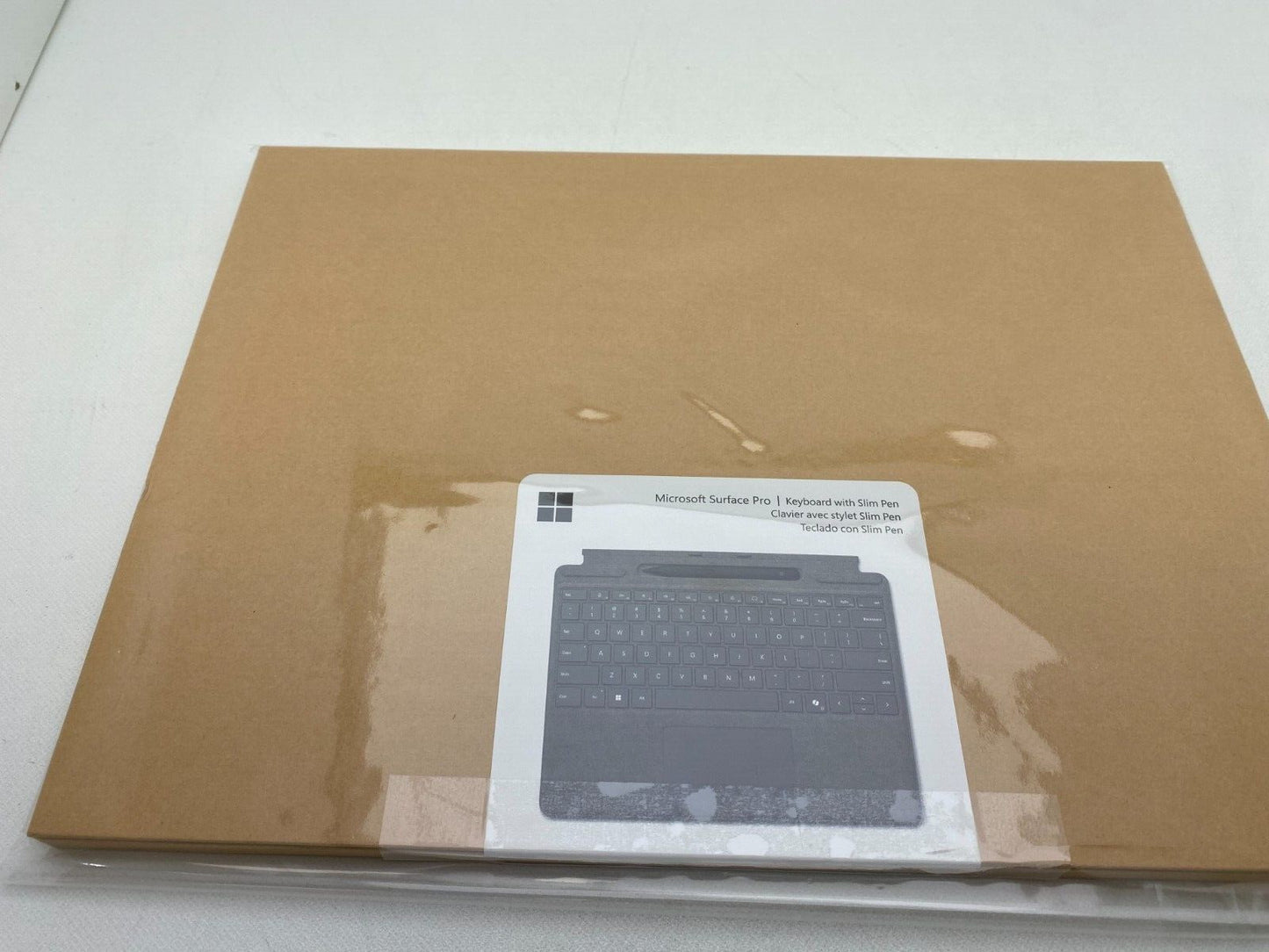 Microsoft Surface Pro Keyboard with Slim Pen for Business (Platinum) 8X8-00164
