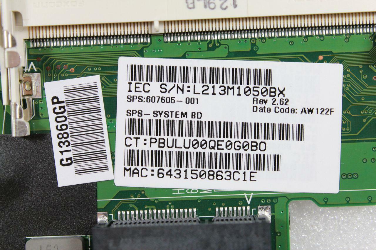 LOT x 2 HP PAVILION DV5-2000 DV5T LAPTOP MOTHERBOARD 617489-201 6050A2313301